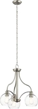 Kichler 44063NI - Harmony 3 Light 22" Wide Chandelier (NEW-BAD BOX ONLY)