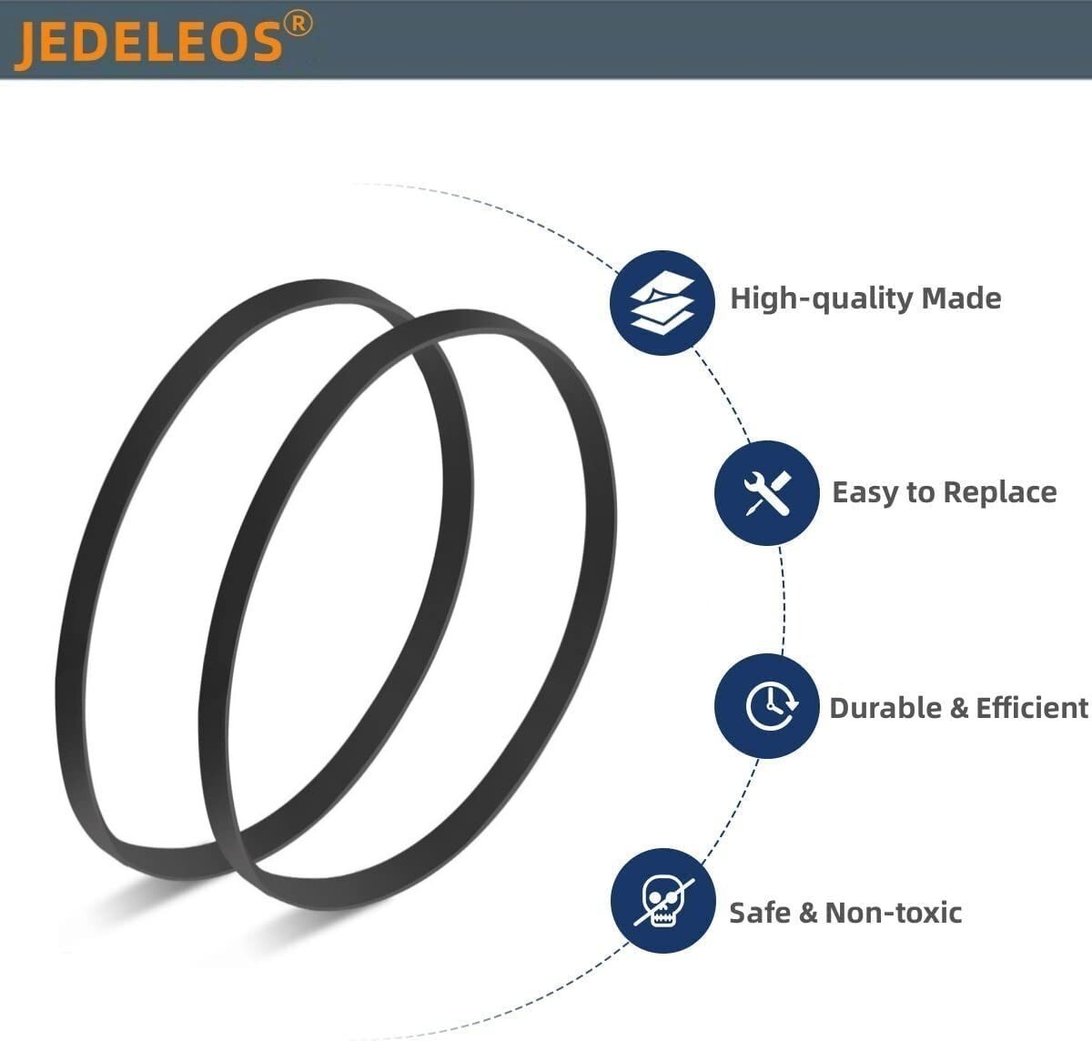 Belts for Hoover Whole House Rewind Pet Vacuum UH71255, UH71230