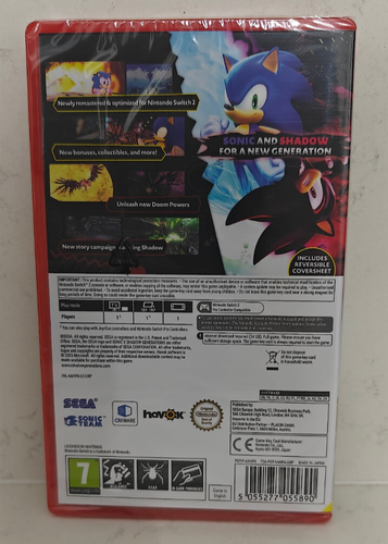 Sonic X Shadow Generations Nintendo Switch 2 Day One Edition ⚡Entrega 24 horas UE - Imagen 2 de 2