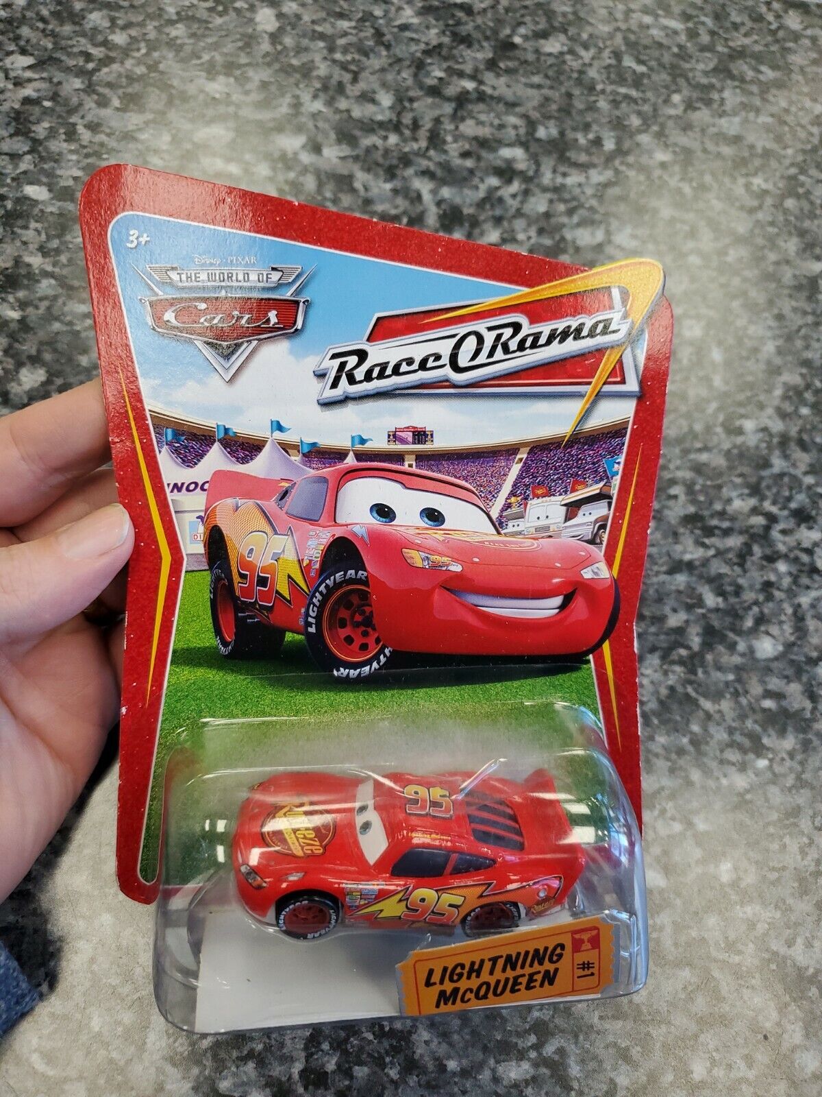 Disney Pixar Cars Race O Rama #1 Lightning McQueen