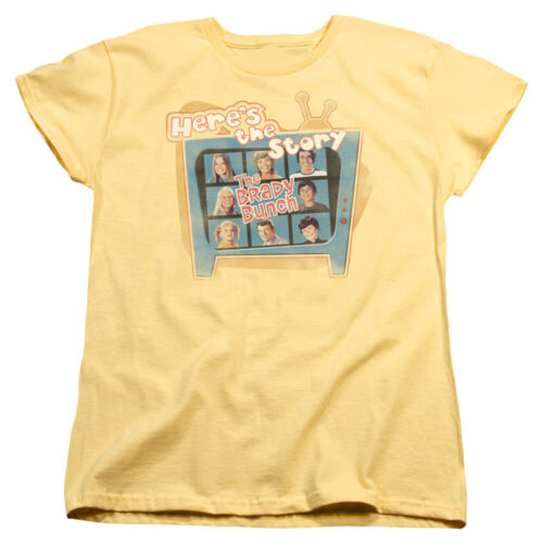 The Brady Bunch Womens T-Shirt Heres The Story Banana Tee - Picture 1 of 1
