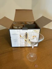 Threshold Classic Modern Martini Glasses 7.5 oz | Set Of 4 NEW
