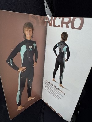 NWT Roxy Women s Full Wetsuit Size 10 Hyper stretch 3/2m