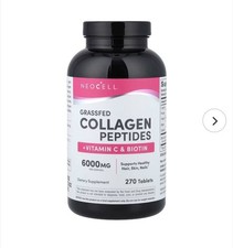 NeoCell, Kollagenpeptide + Vitamin C von grasgefütterten Kühen, 270 Tabletten