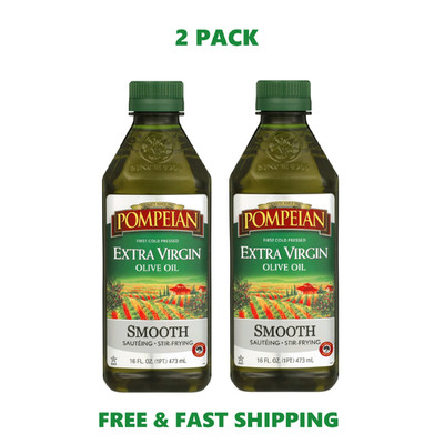 Pompeian USDA Organic Smooth Extra Virgin Olive Oil, First Cold Pressed, Smooth,
