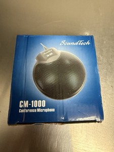 NEW SoundTech CM-1000 3.5 mm Microphone de conférence Omni-directionnel