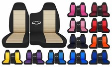 Truck Seat Covers W Design Fits 2004-2012 Chevy Coloradogmc Canyon 60-40 Bench