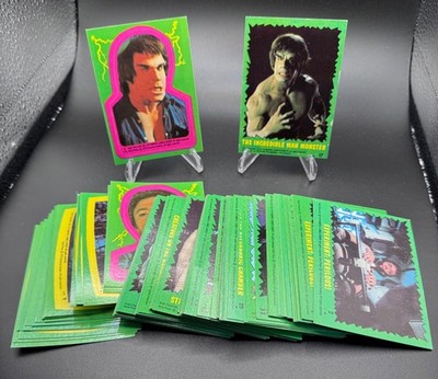 1979 Topps THE INCREDIBLE HULK TV Show Cards & Stickers - Set  Break - U Pick