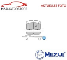 SATZ BREMSBELÄGE BREMSKLÖTZE MEYLE 025 209 3915 A FÜR OPEL KADETT E,REKORD E