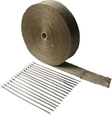 2"x 100" Exhaust Heat Wrap For Car Motorcycle Exhaust Tape With Stainless