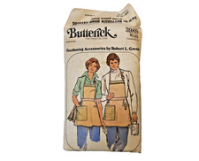 Vintage Sewing Pattern Butterick # 3989 Apron...