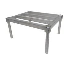 Channel ADE2024KD Dunnage Rack, Tubular Style, Knock Down Series, Aluminum Co...