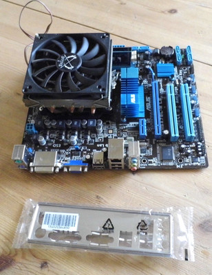 ASUS M5A78L-M LE mit neuer Blende + AMD FX-4100 + Skythe Shuriken + 2x4GB DDR3