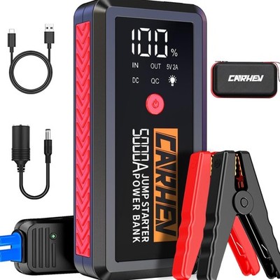 Starthilfe Powerbank 5000A Auto Booster 2V Lithium-ionen 26800mAh - 10 Stück