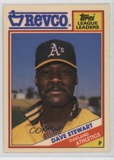 1988 Topps Revco League Leaders Box Sets Dave Stewart #29 1oa8