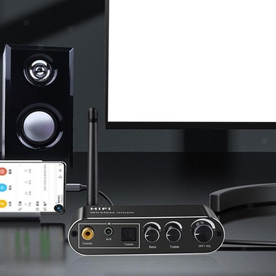 Bluetooth-Adapter Digital Analog No Delay BT5.1 Receiver Multi-Function Koaxial