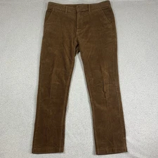 BRIXTON Pants Men’s 36x33 Brown Corduroy Reserve Academia Standard Fit