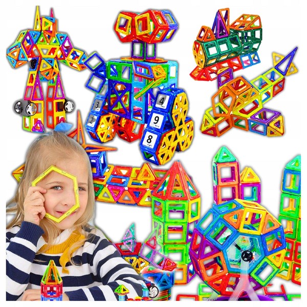 Magnetische Neodym-Bausteine, Set Mit 128 Teilen, Baumagnete-image