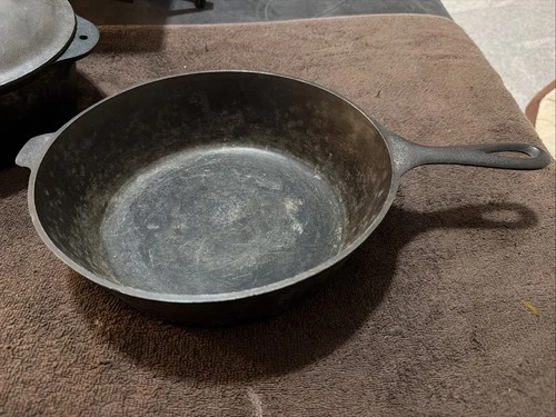 Lodge (?8) 8 CF Cast Iron Skillet Chicken Fryer 10 1/4" 3" Deep USA VINTAGE