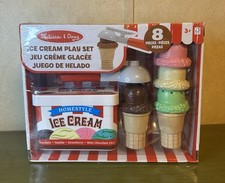 Melissa Doug Scoop and Stack Ice Cream Cone Magnetic Pretend Play Set