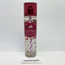 Bath  Body Works MILK RASPBERRY HOLIDAY PIE BAR Fine Fragrance Mist NEW
