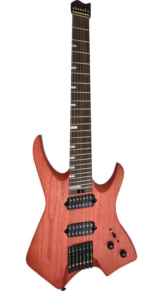 Electric Guitar VIKSTROM VSMH-270 TPK Transformer Pink 7 String