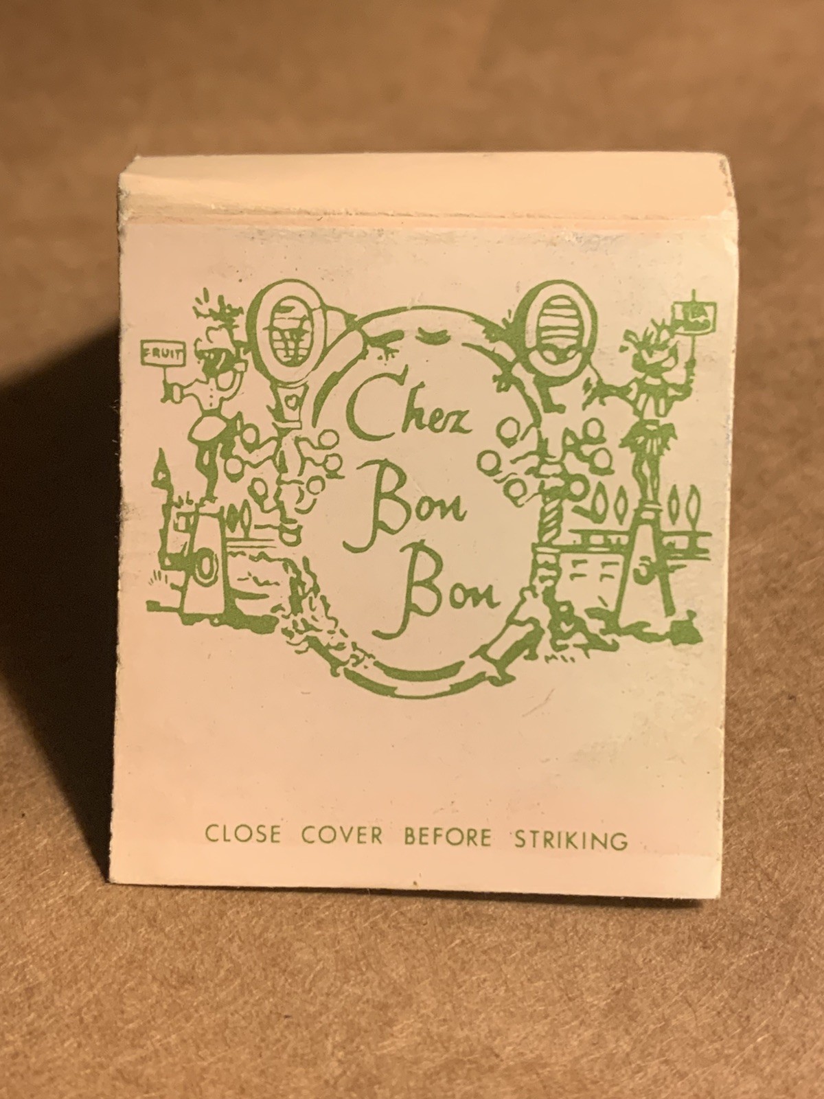 Miami Beach (FL) ~ The Fontainebleau Hotel ~ Chez Bon Bon ~ Vintage Matchbook ~