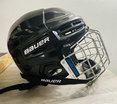 Bauer IMS 5.0 Black  Hockey Helmet Combo S w/ Profile 1 S/P Cage Great Condition