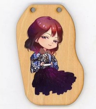 GARNET CROW 20th Keychain Nana Wood Charm Blue Black White Anniversary