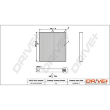 ORIGINAL® Dr!ve+ Filter, Innenraumluft für VW AMAROK (T1A T1B) Ford FOCUS IV