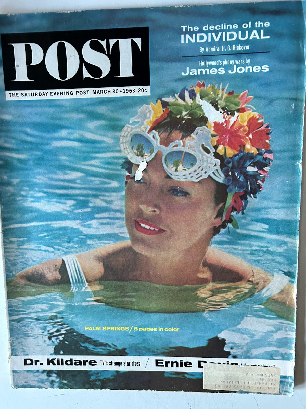 Saturday Evening Post March  30 1963 James Jones - Dr Kildare