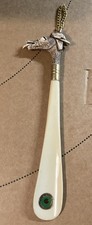 Vintage Shoe Horn Made in Italy Goat Donkey Animal Head 10 Inches Oddities