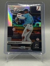 Wander Franco 2022 Donruss Optic The Rookies Holo Prizm RC #TR-1 Tampa Bay Rays