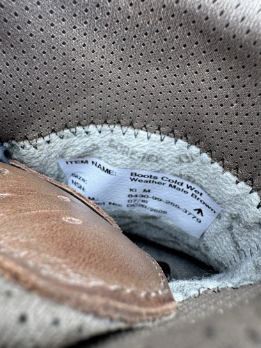British Army Goretex Haix ECW Boots UK 10M - Cold Wet Weather - Supergrade B232 - Picture 8 of 8