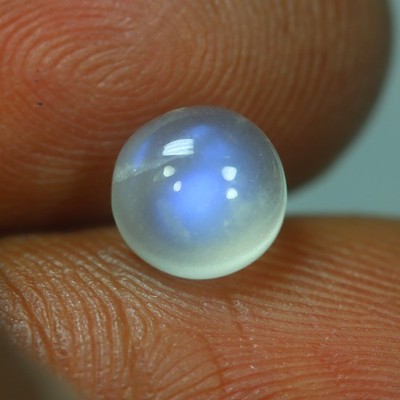 1.28 Cts_Great Electric Blue Shadow_100 % Natural Unheated Blue Moonstone_India