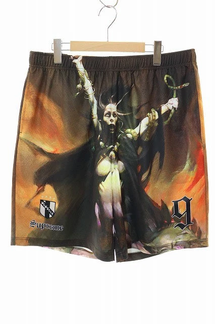 Short de football SUPREME 23SS FRANK FRAZETTA L Frank Frazetta demi p