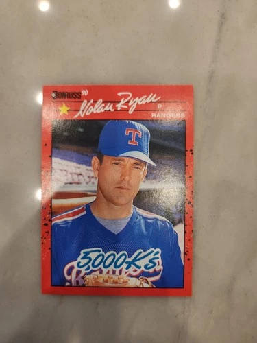 1990 Donruss - Nolan Ryan #665 5000 K's Front & King of Kings Back