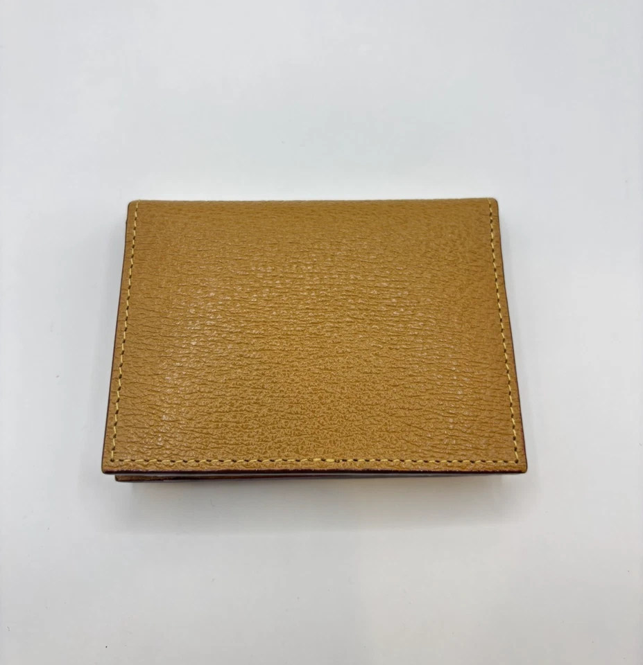 Vivienne Westwood Cuero Doble Plegable Portatarjetas de Identificación Orbe Logo Camel Beige Foto 4 de 4