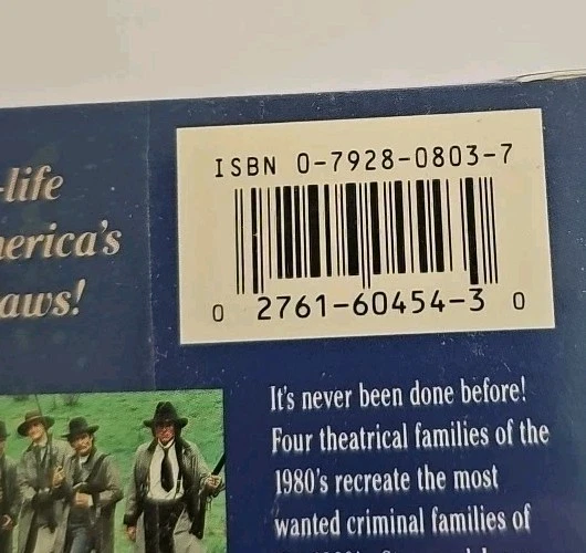 The Long Riders VHS SEALED MGM UA David Carradine Keith Carradine VTG  - Image 3 of 4