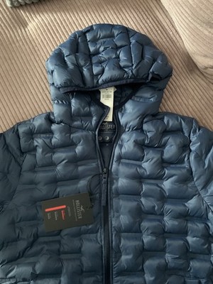 Hollister Herren Steppjacke Gr.M Blau Neu Mit Etikett
