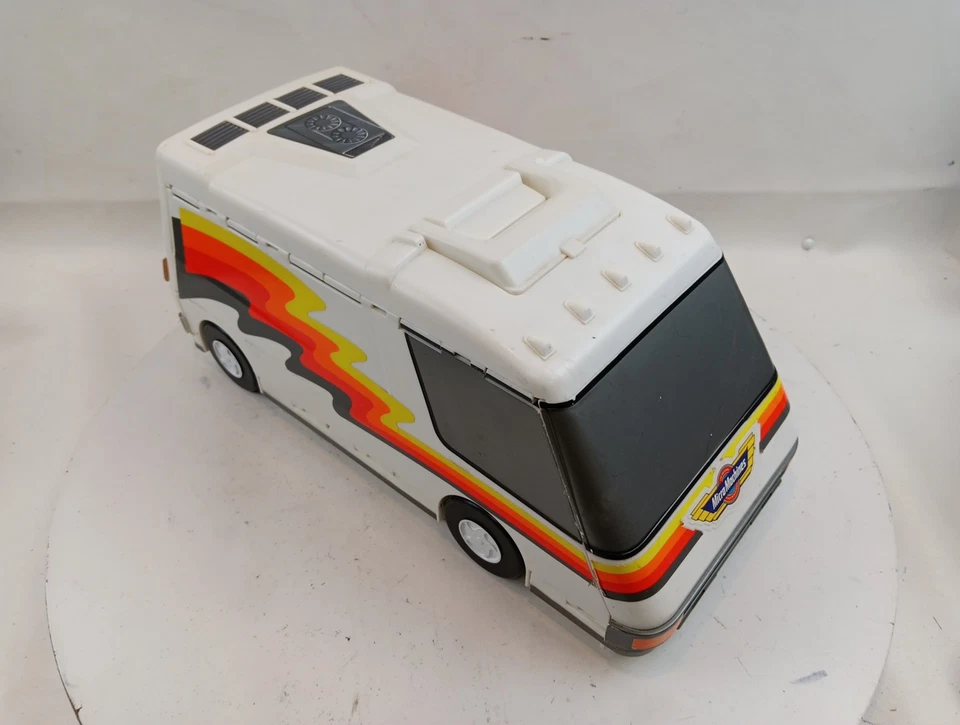 Casa rodante Micro Machines Super Van City Camper de colección juego desplegable 1991 Galoob Foto 2 de 4
