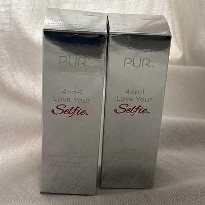 PÜR 4-in-1 Love Your Selfie Longwear Foundation & Concealer, DPN2 Pack of 2