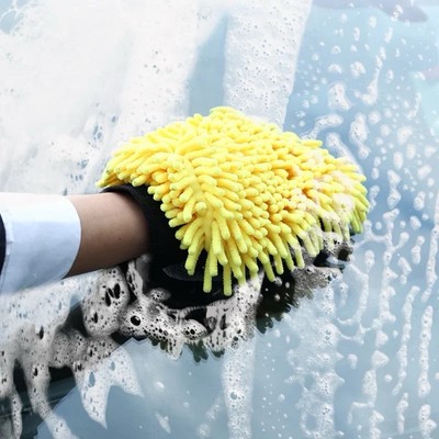 Car Washing Wash Microfiber Chenille Gloves Auto Cleaning Heavy Duty Glove