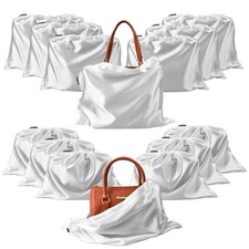 12 Pcs Dust Bags for Purses and Handbags Satin Purse Storage Organizer With D...