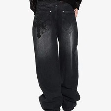 New Arcam Cros2 Denim Jeans Black Wash 2 Size