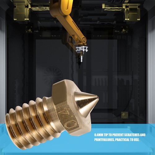 Hochfluss 3D -Druckerdüse 0,4 mm Extruderdüse für ABS -PLA -TPU -Druck - 第 10/11 張圖片