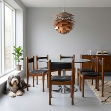 Set 6 Sedie Vintage '610' Design Silvio Coppola per Bernini Anni 70 Originali