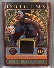 2023 Panini Origins WNBA RHYNE HOWARD #AN-RHW ART NOUVEAU JERSEY RELIC RED /49