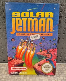 Solar Jetman Nintendo Entertainment System NES con instrucciones y embalaje original