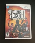 Guitar Hero 3 III: Legends of Rock Game, Complete In Box, Nintendo Wii CIB